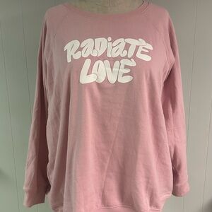 Torrid Radiate Love Pink Sweatshirt - size 3